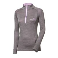 MB TRZZ ladie's functional long-sleeved T-shirt Dk.grey/levander