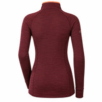 MB TRZZ ladie's functional long-sleeved T-shirt plum/apricot