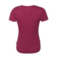 MERINO ORIGINAL ladies T-shirt wine red melange