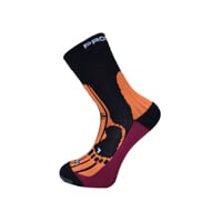 MERINO treking socks black/apricote/plum