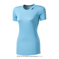 MS NKRZ ladies baselayer short sleeve T-shirt Lt.blue