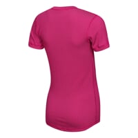 MS NKRZ ladies baselayer short sleeve T-shirt wine red/pink
