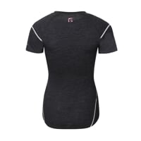 MW NKRZ 170 womens merino short sleeve T-shirt black melange