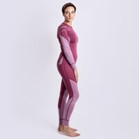 MW SDNZ 170 womens merino long tights red violet/orchid