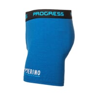 MW SKN mens merino boxers blue melange