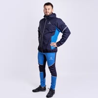 PRODIGY MAN men's winter elastic pants blackened blue/blue
