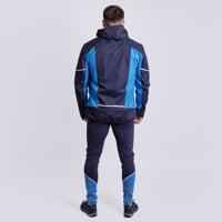 PRODIGY MAN men's winter elastic pants blackened blue/blue