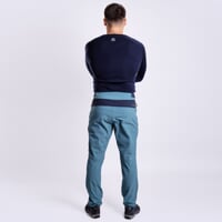 PROTREK MAN outdoor pants with merino petrol/blackened blue