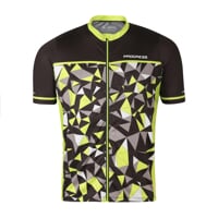 REPRESENT men's fullzip cycling jersey black/lime