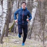 RESPECT men's running pants black