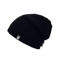SANTOS knitted beanie black
