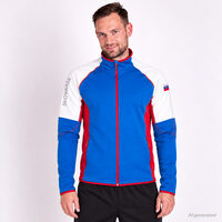 SLOVAKIA mens functional sports jacket blue/red/white