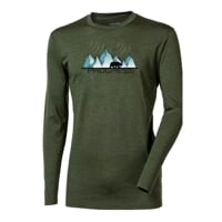  STIG "ICELAND" children's merino T-shirt khaki melange