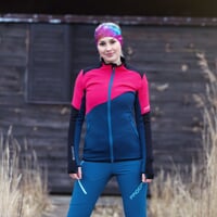 TERRITORIA dámská funkční sportovní mikina černá/mint/modrozelená