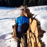 TERRITORY  pánská funkční sportovní mikina černá/sv.modrá/tm.modrá