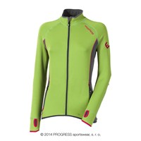 TISPA II dámská funkční sportovní mikina zelená/šedá