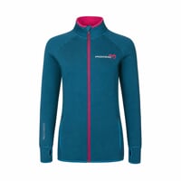 TISPA JUNIOR MERINO girl's sports jacket petrol/fuchsie