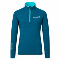 TISPA ZIP MERINO petrol blue