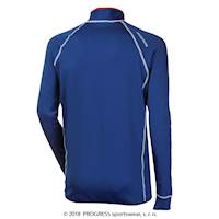 TOREZ II mens sports full zip jacket black/petroleum blue sew.