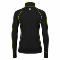TOREZ ZIP mens sports short zip jacket black/lime