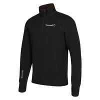 TOREZ ZIP MERINO pánská funkční mikina s krátkým zipem černá