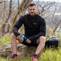TOREZ MERINO ZIP pánská funkční mikina s krátkým zipem černá