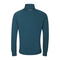 TOREZ MERINO ZIP pánská funkční mikina s krátkým zipem zelená