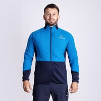 TORSTEN JKT men's hybrid jacket with merino blue/blackened blue