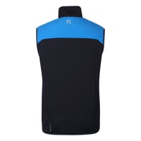 TORSTEN VEST men's hybrid vest with merino blue/blackened blue