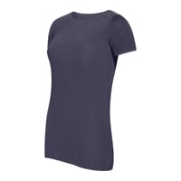 TR TIPICA women's fully bonded sports t-shirt black melange