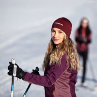 TS BNE  sports beanie plum