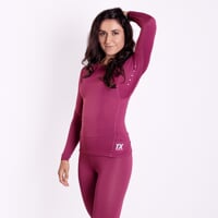 TX NDRZ women's functional T-shirt red violet