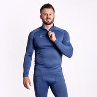 TX NRZ men's functional halfzip T-shirt navy