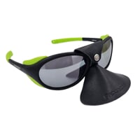 VERTICAL MRR BLK-GRN glacier sunglasses black/lime