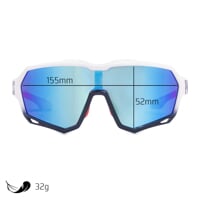 VORTEX BLU-R TRICOLOR sportovní sluneční brýle trikolora